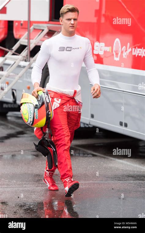 Mick SCHUMACHER GER Scuderia Ferrari In Racing Suit Full Figure Portrait Format Race On