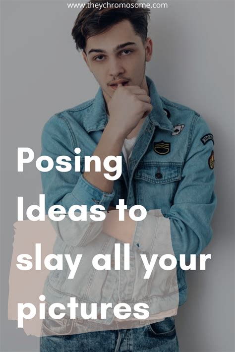 posing ideas to slay all your pictures poses men male models