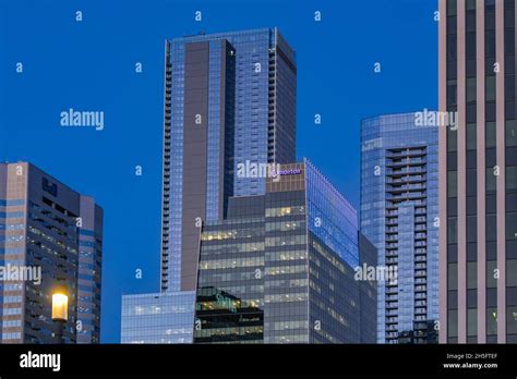 Highrise Office Towers, downtown, Edmonton, Alberta, Canada Stock Photo - Alamy