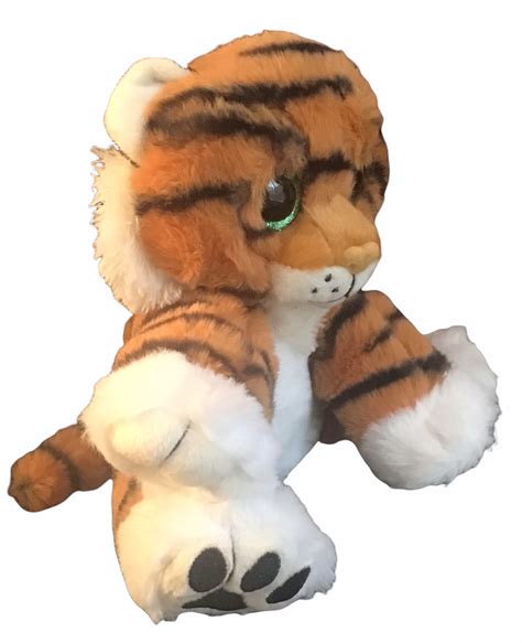 First And Main Floppy Friends Jungle Tiger Plush Stuffed Toy Animal 7 Nwt