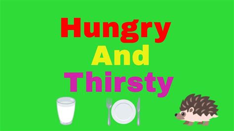 Hungry And Thirsty Little Boy Youtube
