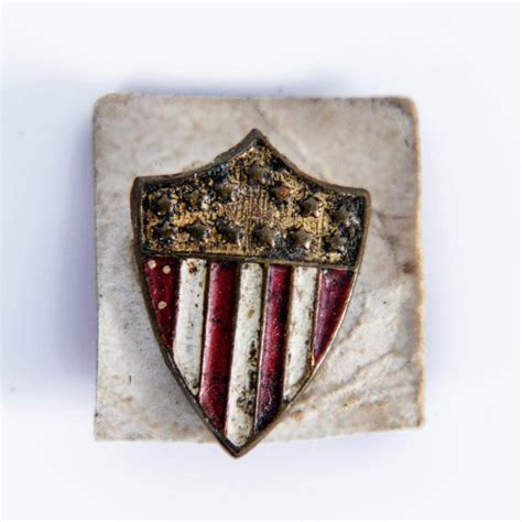 Sold Price Civil War Shield Lapel Pin September Pm Edt