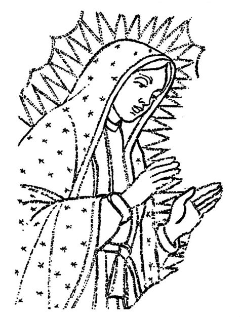 Dibujos De La Virgen De Guadalupe De Diciembre Colorear Im Genes