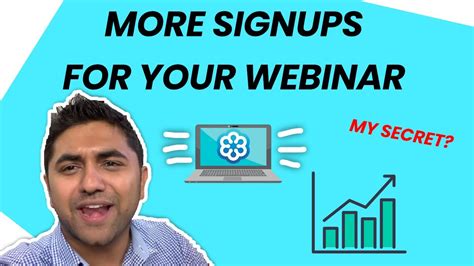 How To Get More Webinar Signups Youtube