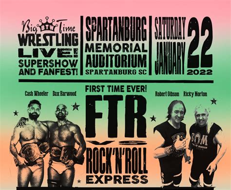 ftr to face rock n roll express for big time wrestling won f4w wwe news pro wrestling