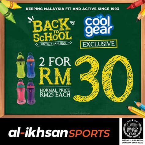 The discount codes are accessible at picodi, of course! Al-Ikhsan Sport Back to School Promotion from RM16 (valid ...
