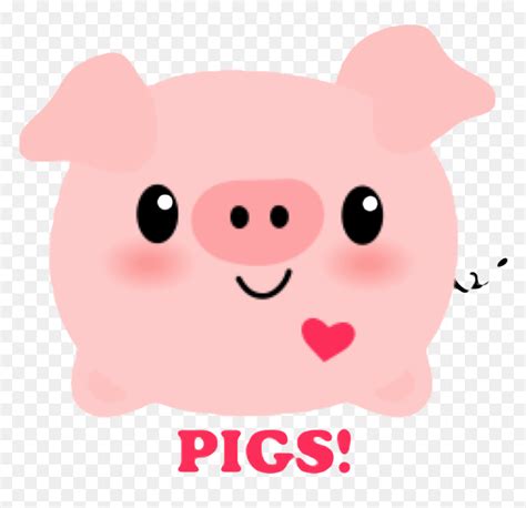 Transparent Cute Pig Png Imagenes De Cochinitos Animados Png