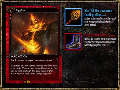 Staff Of The Devouring Conflagration Hex Tcg Wiki Fandom Powered By