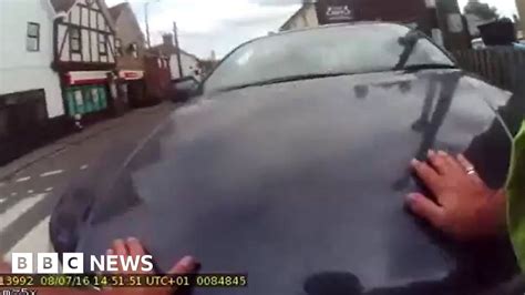Bodycam Footage Shows Traffic Warden Knocked Down By Car Bbc News
