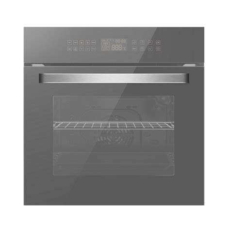 Empava 24 In Single Electric Wall Oven With Convection Fan In Silver