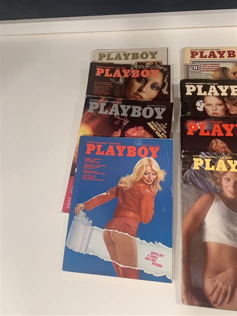 Playboy Magazine Full Year Complete With Centerfold Cde