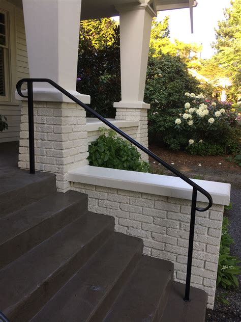 The c50 works on a swivel point, allowing it to adjust to the required angle. Traditional Exterior Handrail for Front Steps - Seattle ...