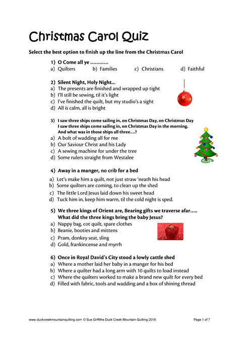 Christmas Carol Quiz Questions And Answers 2023 Best Perfect Awesome