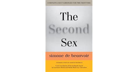 The Second Sex By Simone De Beauvoir