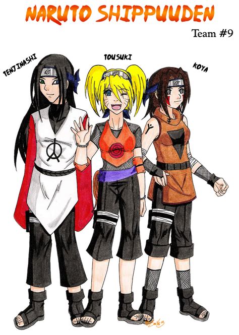 Naruto Shippuuden Team 9 By Zoro4me3 On Deviantart