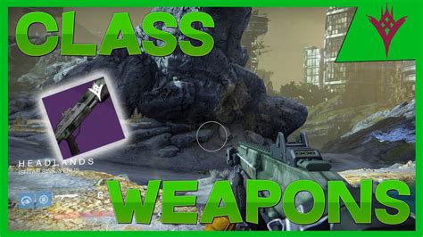 Destiny Taken King How To Get Class Specific Weapons Youtube