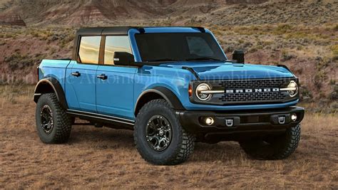 New Ford Bronco Pick Up 2022 Confirmed Ranger Based Dual Cab Ute To