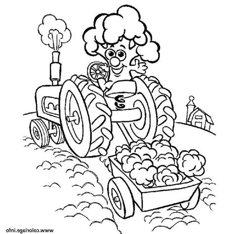 14 Unique De Coloriage Tracteur Remorque Stock  Coloriage
