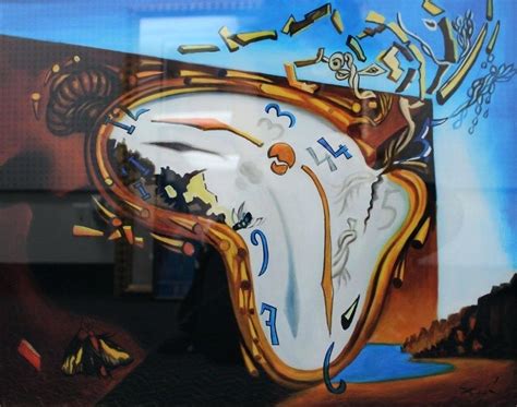 Salvador Dali Clock Painting At Explore Collection