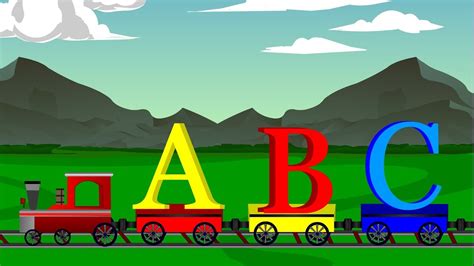 Abc Train Song Popular Rhymes Learn Alphabets Learn Abc And