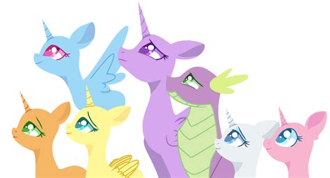 Mlp Base 8 Its How The Magic Of Friendship Grows By Lightglowsentry