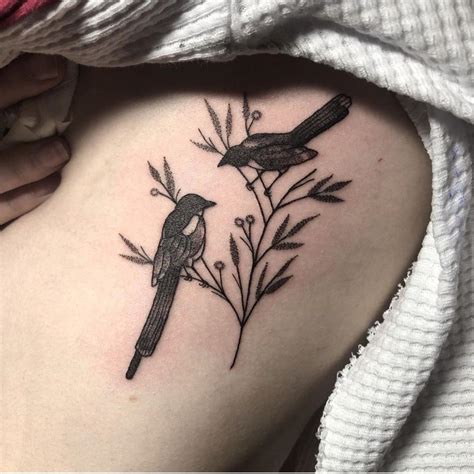 Inked mag advises to not complicate a palm tattoo with intricate designs, shading, or color palettes. Magpie tattoo design | Tattoos, Magpie tattoo, Body tattoos