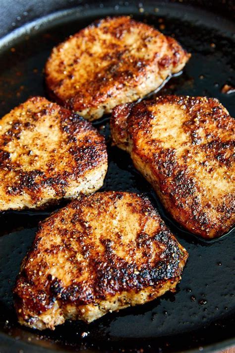 For thin pork chops, you can cook. Delicious, tender and juicy pan-fried boneless pork chops made in under 10 minutes… | Pork loin ...