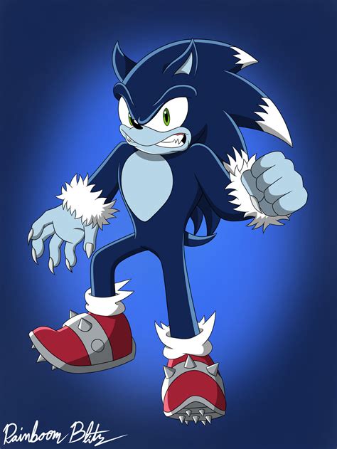 Sonic The Werehog By Nicktoonsanimes On Deviantart