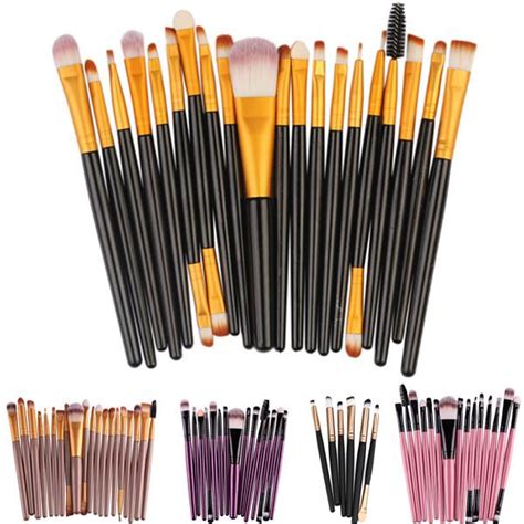 20 Pcsset Makeup Brush Set Tools Make Up Toiletry Kit Wool Make Up Brush Set Uygun Fiyatlı