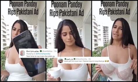 India Vs Pakistan Poonam Pandey Trolled For Response To Pakistani Promo Ad Featuring Abhinandan
