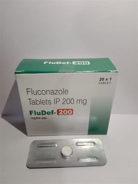 Fluconazole Ip 200 Mg Tablets Fludef 200 At Rs 400box Fluconazole