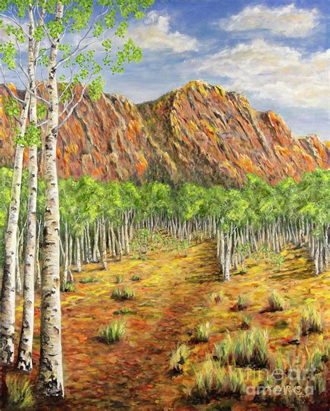 Brazos Cliffs New Mexico Painting By Bob Parks Pixels