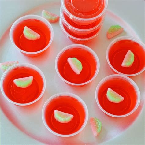 Easy Watermelon Jello Shots 3 Ingredients L Easy Sips And Dips