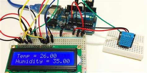 Interfacing Dht Humidity And Temperature Sensor With Arduino And Lcd