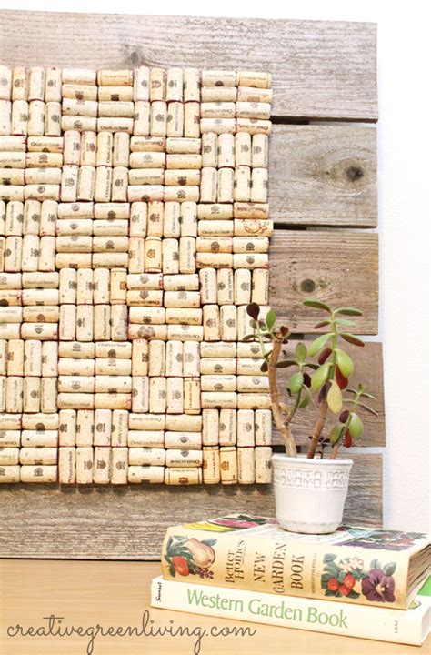 How To Recycle Used Wine Corks Into A Rustic Bulletin Board Creative