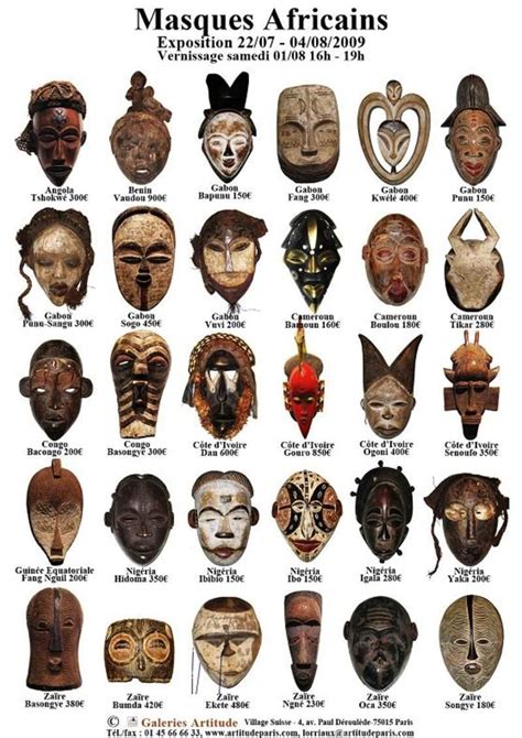 Fuziune Conexiune Ruina Symbolique Des Masques Africains Curajos Document Semn