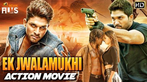 Allu Arjun Ek Jwalamukhi Hindi Dubbed Action Movie South Indian Hindi Dubbed Movies Indian