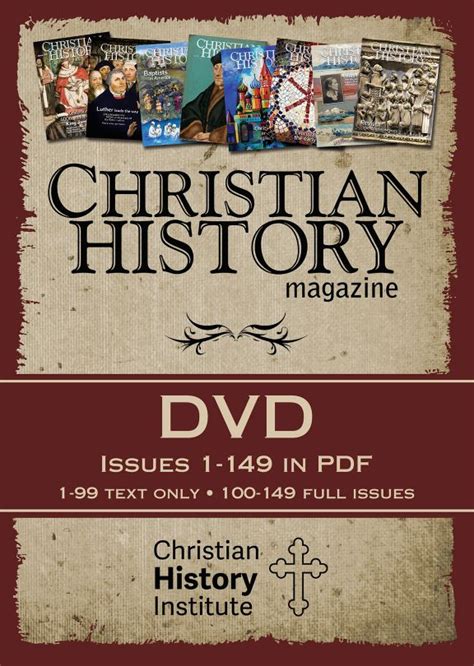 Christian History Magazine Archive Cd Rom Audio Vision Video