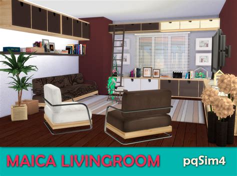 Sims 4 Ccs The Best Living Room Maica By Pqsim4