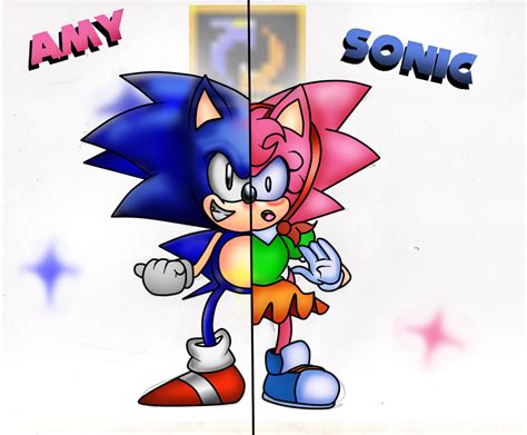 Sonic And Amy Mindswap Comic By Classicsonicsatam On Deviantart