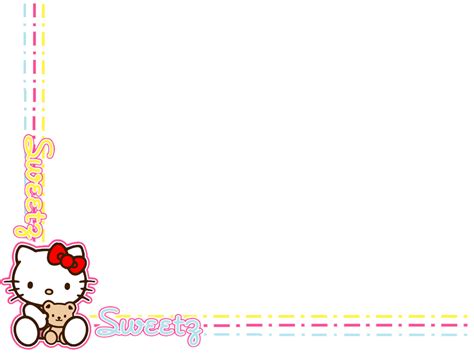 clip art hello kitty border png - Clip Art Library