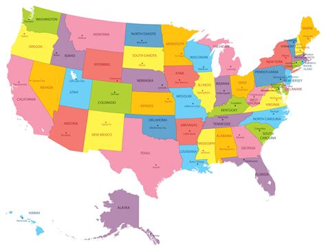 Usa Map Alidays