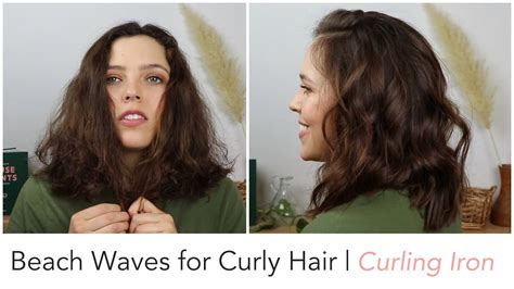 Beach Waves For Curly Hair How To Youtube