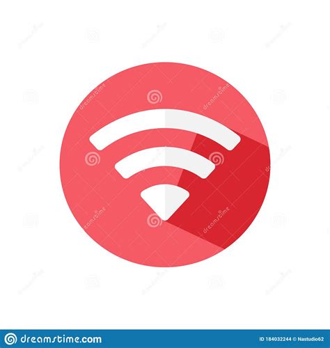 Small White Wifi Icon Vector On Transparent Background Stock Vector