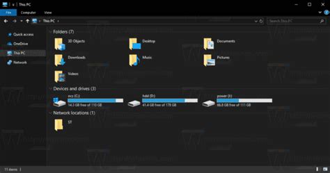 Windows 10 File Explorer Dark Theme Mazwheels