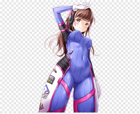 Overwatch Dva Anime Tracer Mei Anime Video Game Fictional Character Cartoon Png Pngwing