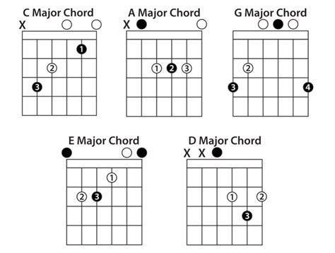 Beginner Guitar Chord Chart Basic Chords Sheet Instant