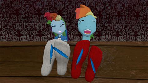 Equestria Dash And Dash Socks Tickled 3 Request By Hectorlongshot On