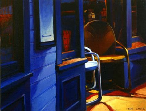 Twilight At The Corner Oil On Panel By Anne Belov Rob Schouten