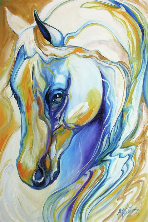 Arabian Abstract Painting By Marcia Baldwin